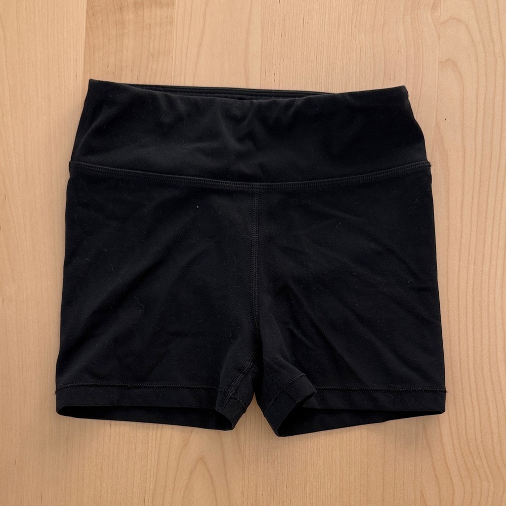 Athleta Girl Chit Chat Black Bike Shorts
